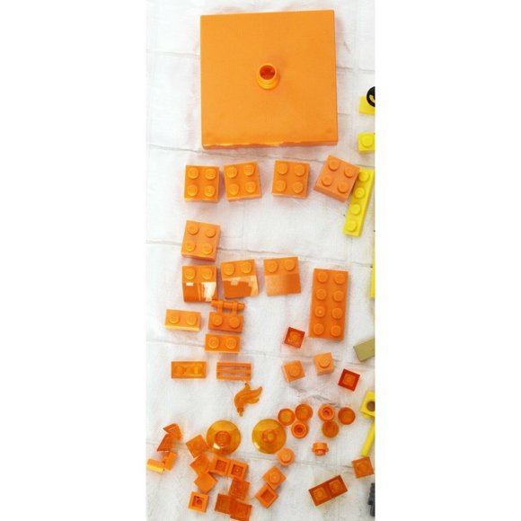 180+ Pieces Orange Purple Red & Yellow Lego Building Assorted Bricks Parts - Picture 2 of 5